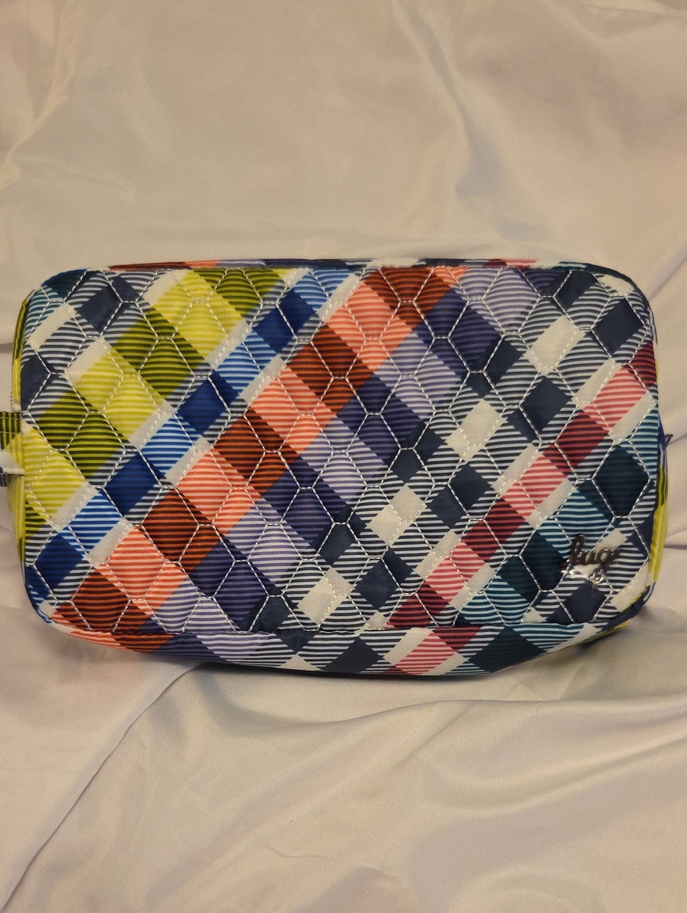 Lug Bunker Cosmetic Pouch - Multicolor Plaid